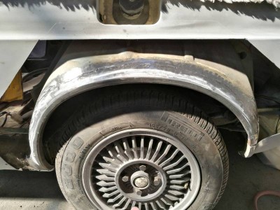 Repairs to inner arch using custom fabricated sections.