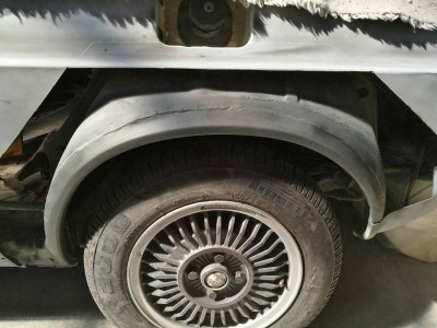 Repaired inner arch rust-proofed.