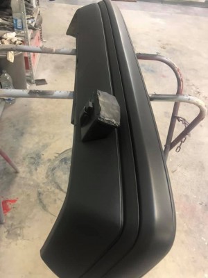 Rear bumper with better than factory finish