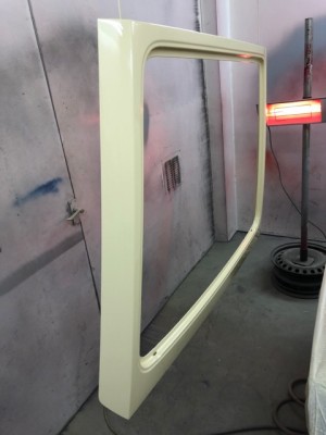 Rear tailgate finished nicely