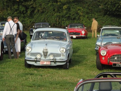 Belgian Giulietta Saloon in the car park