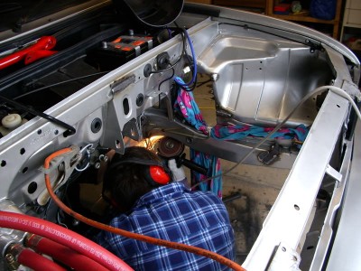 Seam welding and finishing off