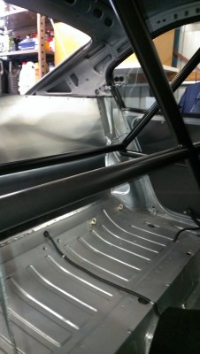 Half cage and rear panel work