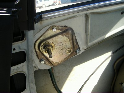 Repaired housing with new regulator installed o/s