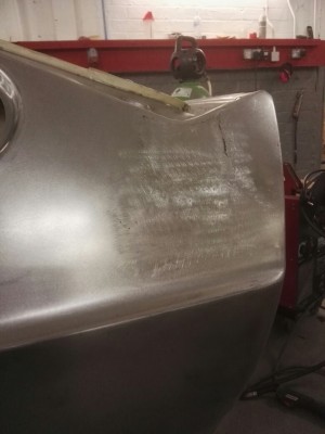 ...before being seam welded in position and ground flush