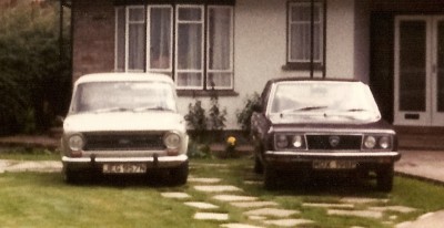 Fiat 124 Special (Left) Lancia Beta 1300GT (Right)