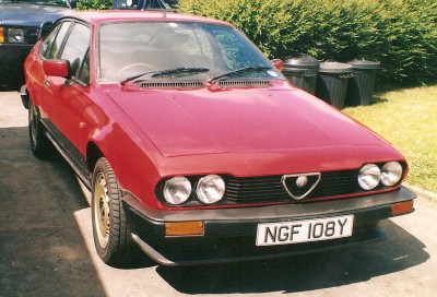 Tatty Alfetta 2.0 GTV - potential to be a real money pit!