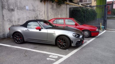 Keeping good company in the hotel car park